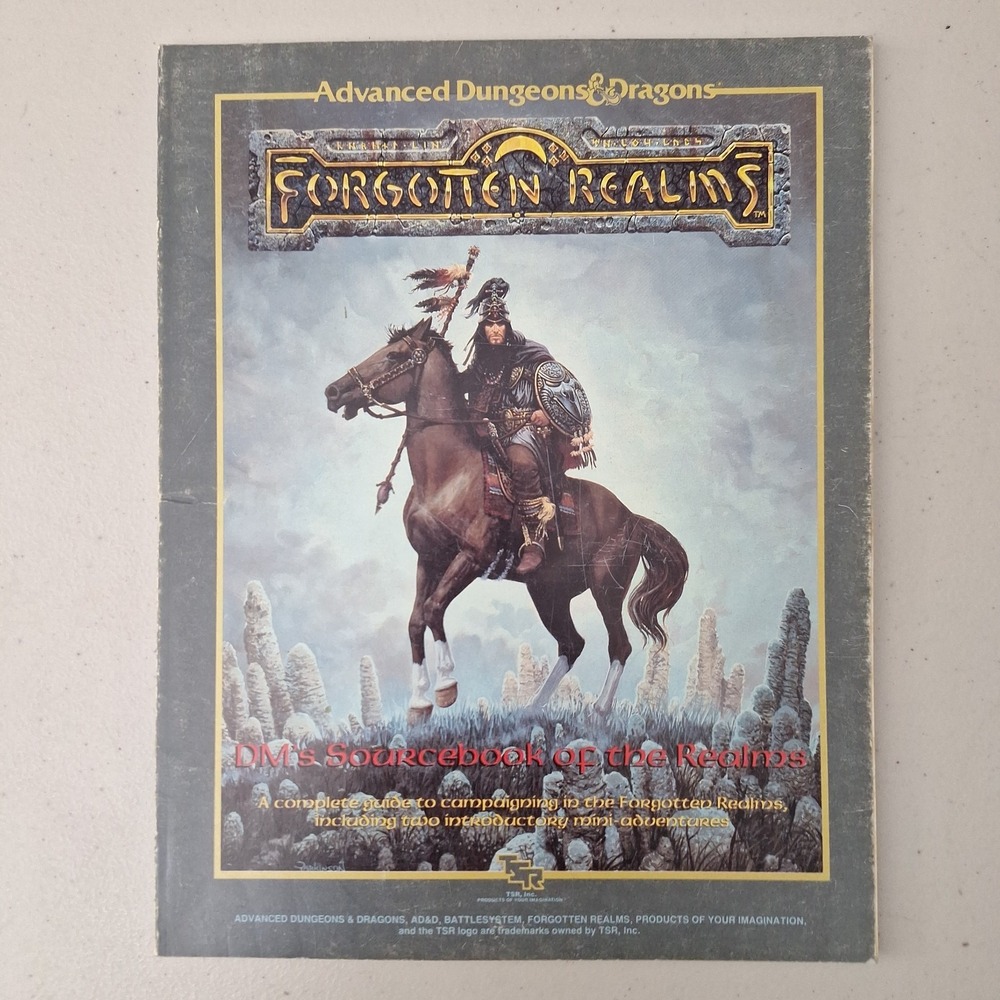 TSR Advanced Dungeons & Dragons Forgotten Realms DMs Sourcebook of the Realms